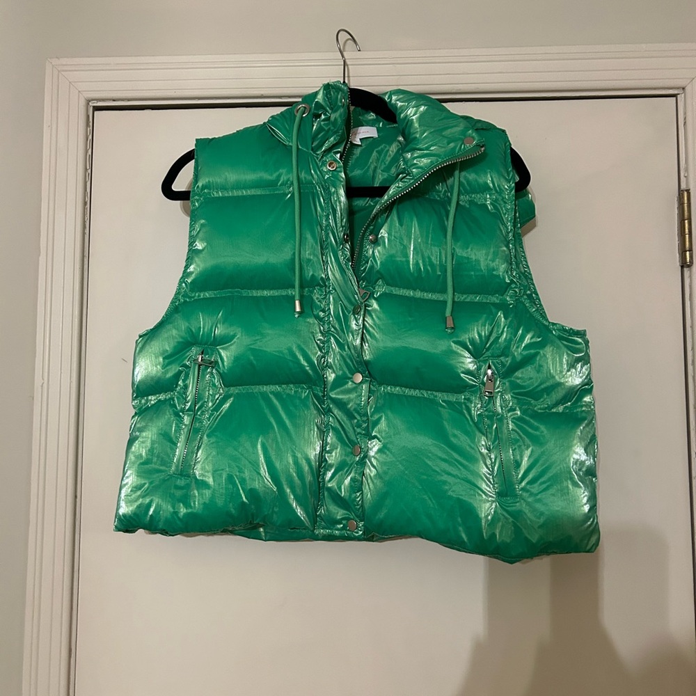 Green Puffer Vest
